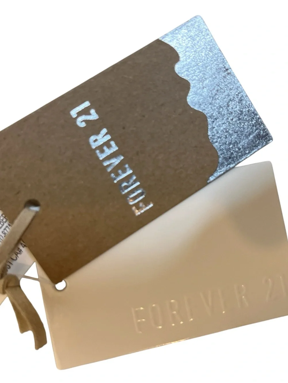 Forever 21 Scarf with Silver Foil Accent